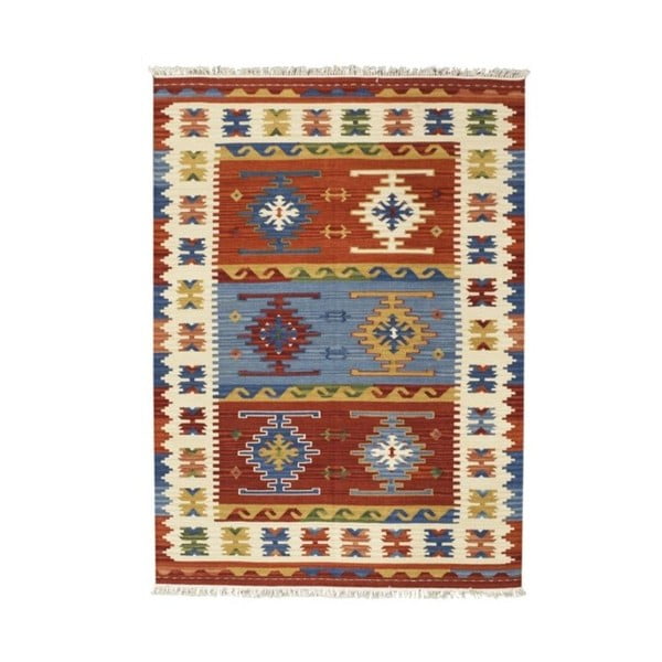 Ručne tkaný koberec Kilim Ishtar, 185x125cm