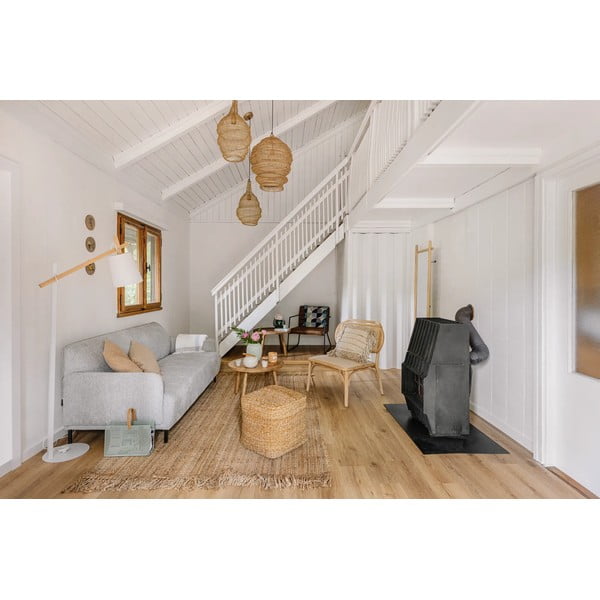 Ručne tkaný jutový behúň v prírodnej farbe 60x150 cm Jute Boucle – Flair Rugs-image-4