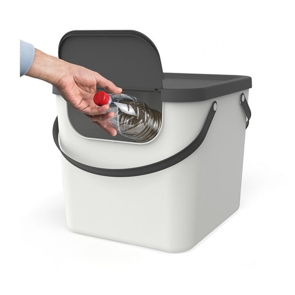 Odpadkový kôš na triedený odpad z recyklovaného plastu 40 l Albula - Rotho-image-2
