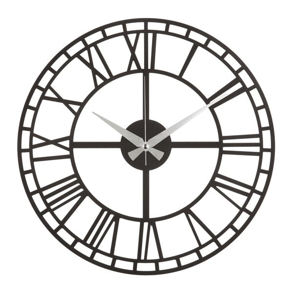 Kovové nástenné hodiny London, ø 50 cm