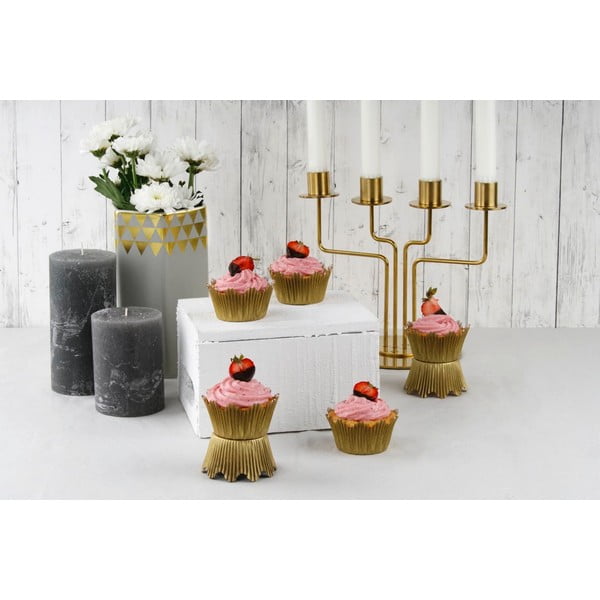 Súprava 60 papierových košíkov na pečenie v zlatej farbe Dr. Oetker Gold, ø 5,5 cm-image-2