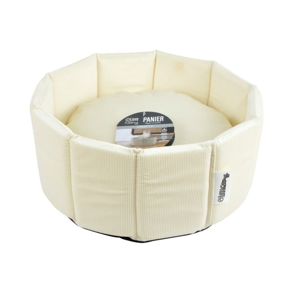 Krémový pelech pre psa ø 48 cm – Love Story-image-2