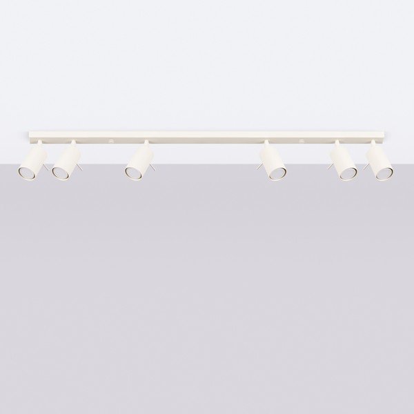 Krémovobiele bodové svietidlo 6x117 cm Etna – Sollux-image-4