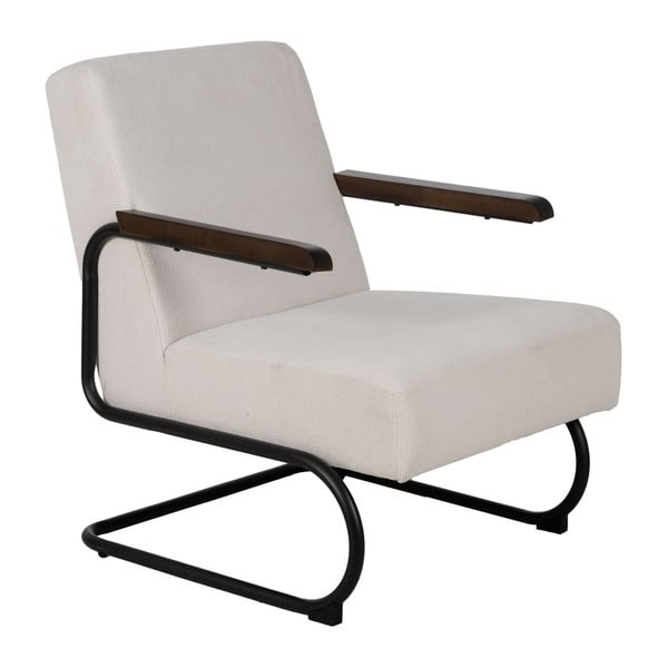 Béžové ženilkové kreslo Industra – Ixia