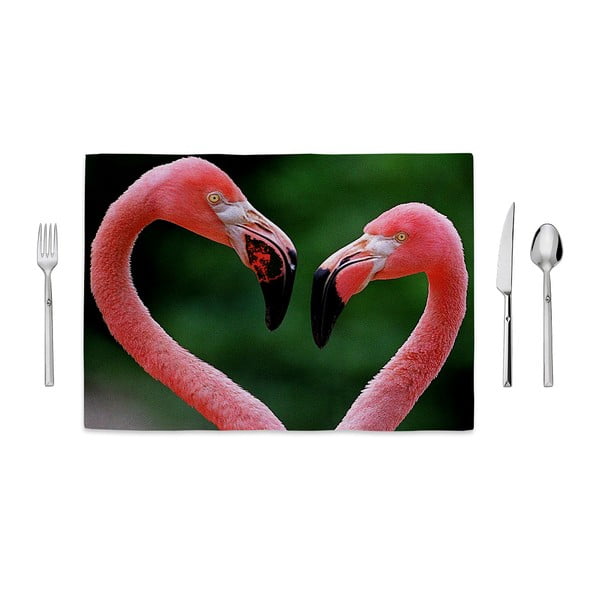 Prestieranie Home de Bleu Two Flamingos, 35 x 49 cm