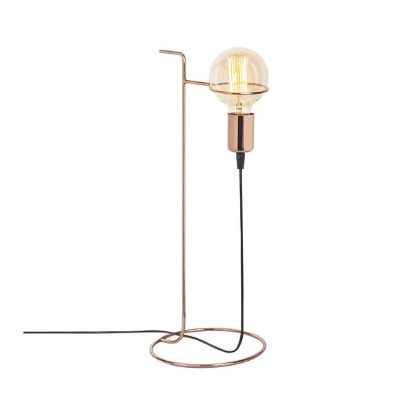 Kovová stolová lampa v medenej farbe Opviq lights Ersi