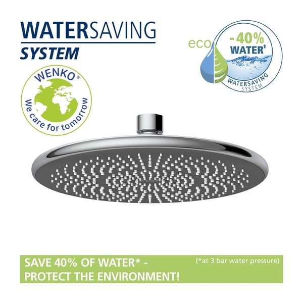 Sprchová hlavica ø 22,5 cm Water Saving - Wenko-image-3