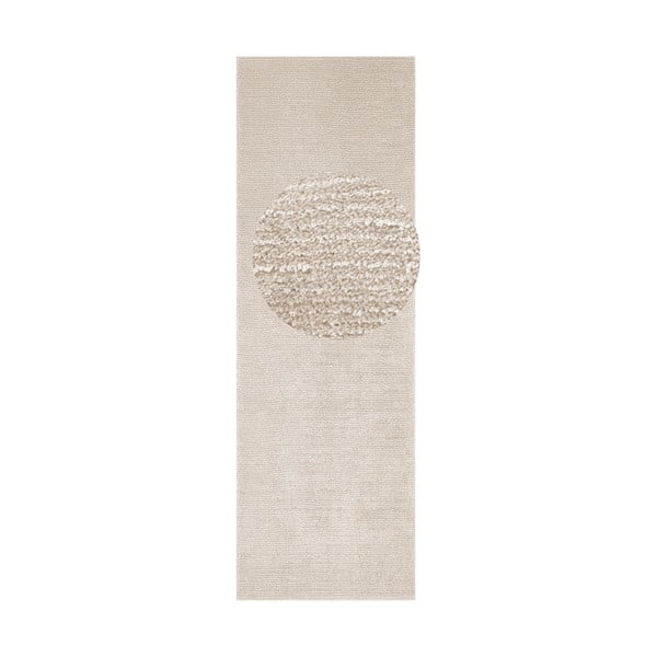 Béžový behúň Mint Rugs Supersoft, 80 x 250 cm