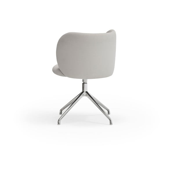 Svetlosivé čalúnené jedálenské kreslo Mogi – Teulat-image-3