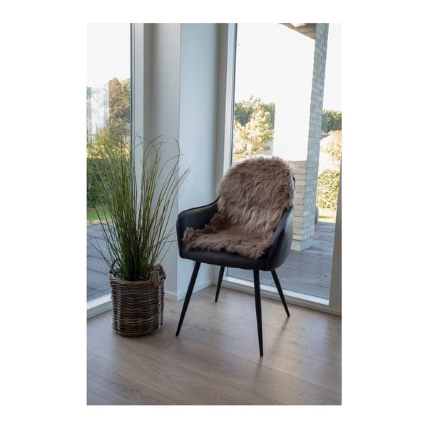 Hnedá syntetická kožušina 50x85 cm – House Nordic-image-1