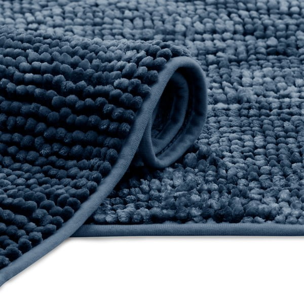 Tmavomodrá kúpeľňová predložka 60x90 cm Bati – Restilo-image-2