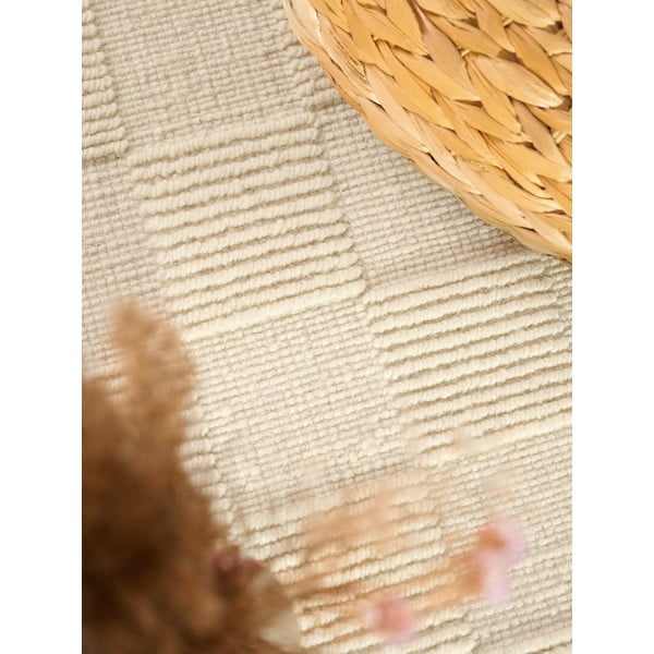 Krémový ručne tkaný vlnený behúň 80x200 cm Scala – Villeroy&Boch-image-4