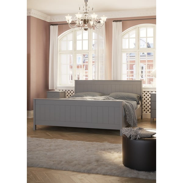 Biela dvojlôžková posteľ 180x200 cm Tromsö - Tvilum-image-4