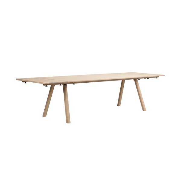 Prídavná doska k jedálenskému stolu z dubového dreva 95x45 cm Clapperton – Rowico-image-3