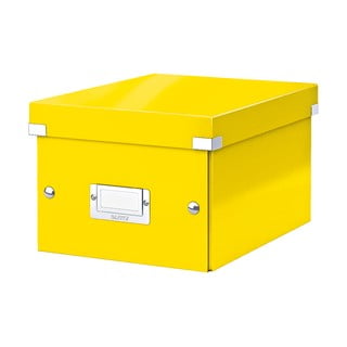 Žltá úložná škatuľa Leitz Universal, dĺžka 28 cm