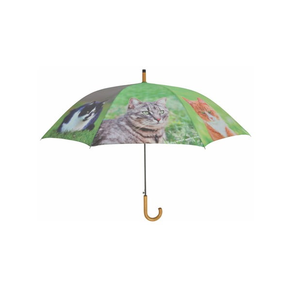 Dáždnik s potlačou mačky Esschert Design, ⌀ 120 cm