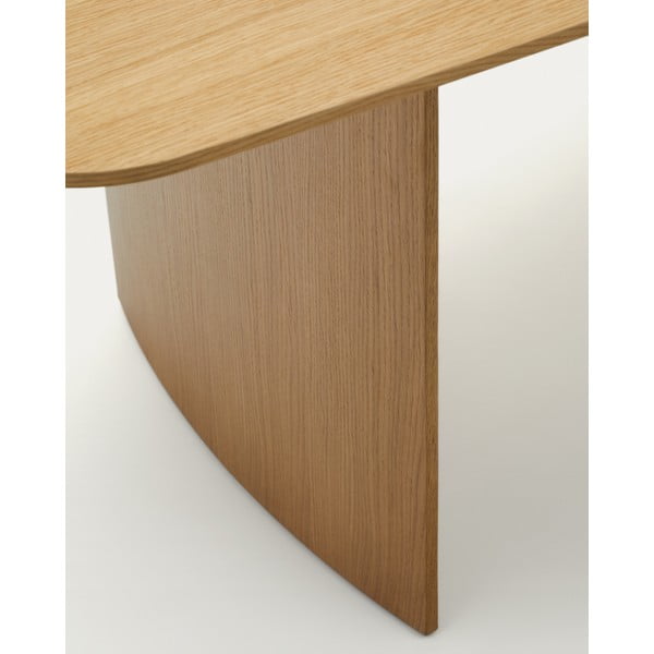 Jedálenský stôl v dekore duba v prírodnej farbe 100x200 cm Litto – Kave Home-image-4