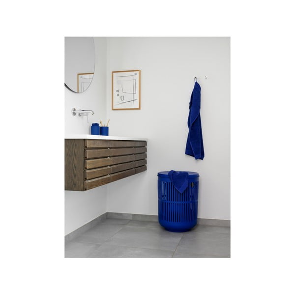 Modrý kameninový téglik na zubné kefky Ume – Zone-image-4