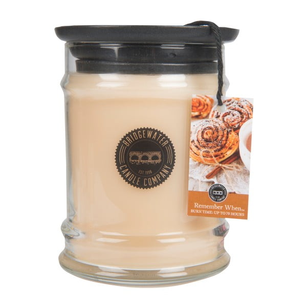 Sviečka s vôňou v sklenenej dóze s vôňou orientu Bridgewater candle Company Remember When, doba horenia 65-85 hodín