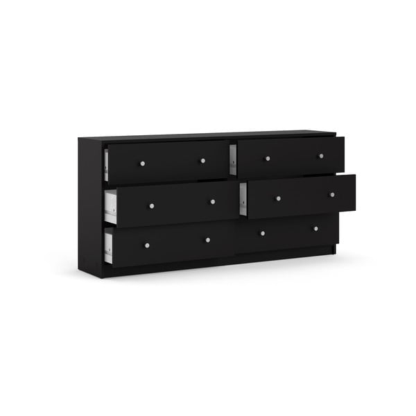 Čierna komoda Tvilum May, 143 x 68 cm-image-2