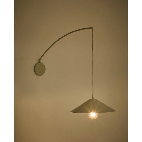 Krémové nástenné svietidlo ø 35 cm Kally – Kave Home-image-2