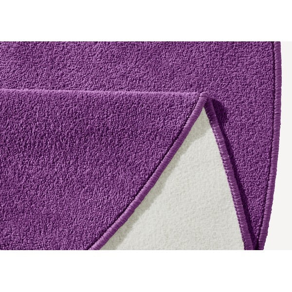 Tmavofialový okrúhly koberec ø 133 cm Fancy – Hanse Home-image-3