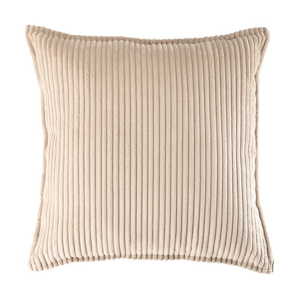 Svetlohnedý menčestrový detský pohovkový vankúš Block – Wigiwama