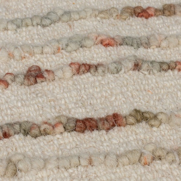 Oranžový/krémovobiely vlnený koberec 200x290 cm Abstract Swirl – Flair Rugs-image-3