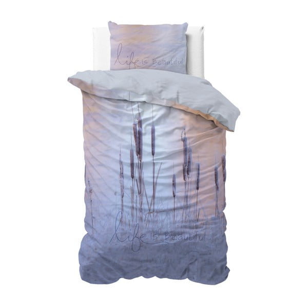 Bavlnené obliečky na jednolôžko Sleeptime Beautiful, 140 × 220 cm