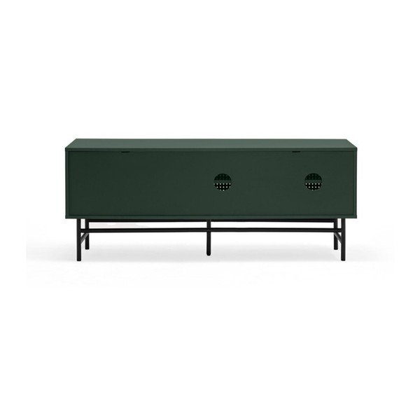 Tmavozelený TV stolík 140x52 cm Punto - Teulat-image-2