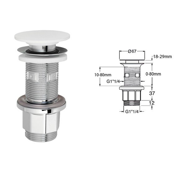 Vypúšťacia zátka Impala – Sapho-image-2