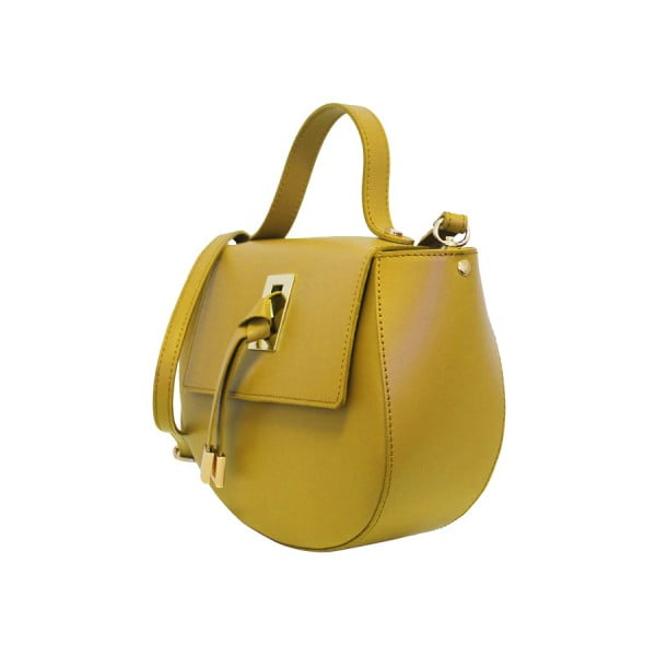 Žltá kožená kabelka Maison Bag Gin