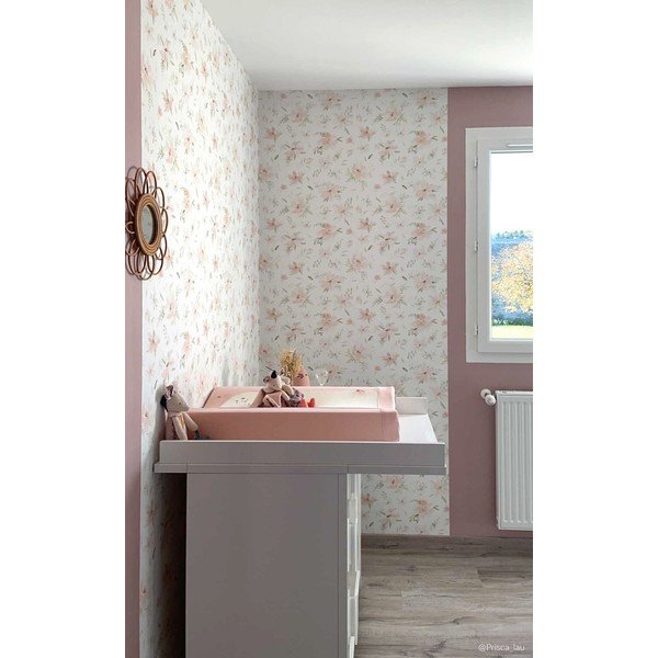 Detská tapeta 10 m x 50 cm Watercolour Flowers – Lilipinso-image-3