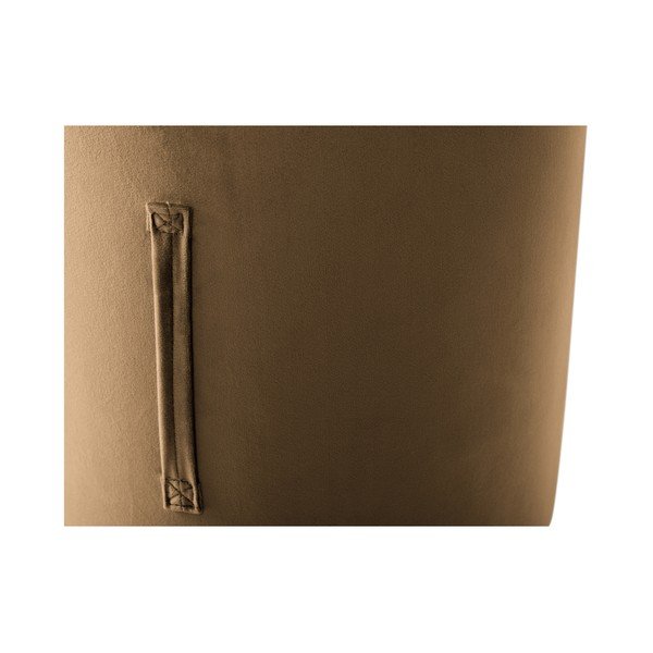 Svetlohnedý puf Mazzini Sofas Fiore, ⌀ 40 cm-image-3