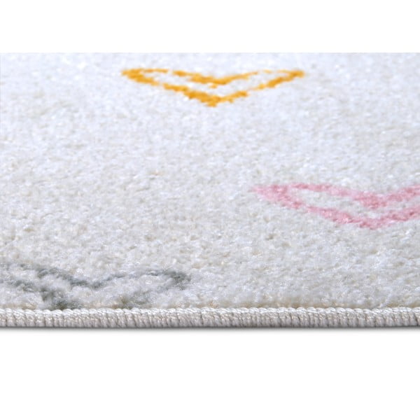 Biely detský koberec 120x170 cm Hearts – Hanse Home-image-2