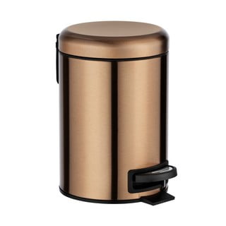 Pedálový odpadkový kôš v medenej farbe Wenko Leman, 3 l
