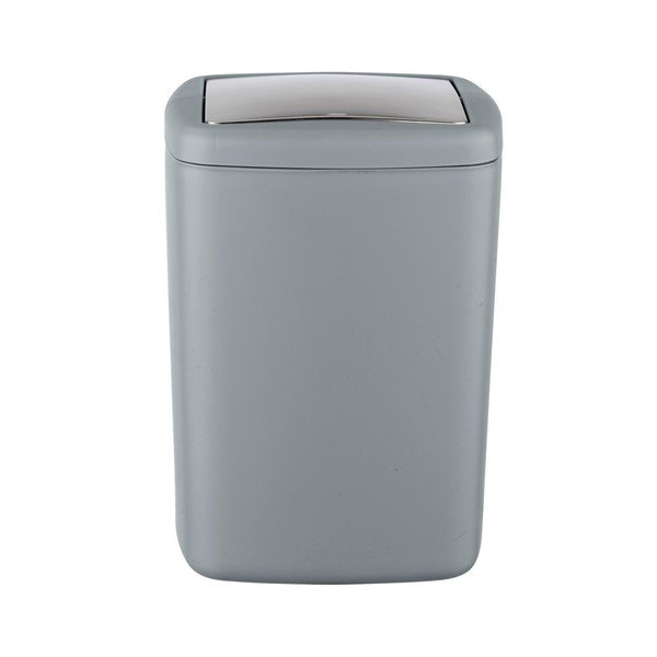 Sivý odpadkový kôš Wenko Barcelona L, výška 28,5 cm-image-1