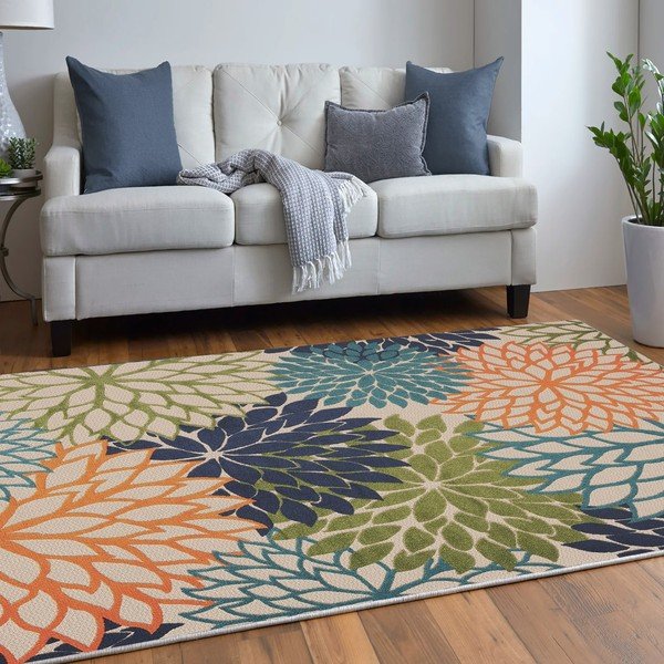Prateľný koberec s prímesou bavlny 100x150 cm Geo Flowers – Conceptum Hypnose-image-2