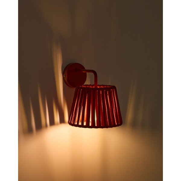 LED nástenné vonkajšie svietidlo so solárnym panelom (výška  23 cm) Aldet – Kave Home-image-1