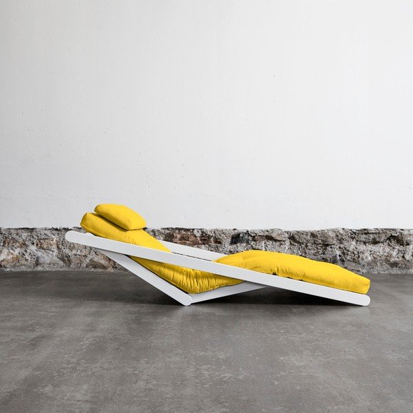 Variabilná leňoška Karup Figo White/Amarillo-image-3