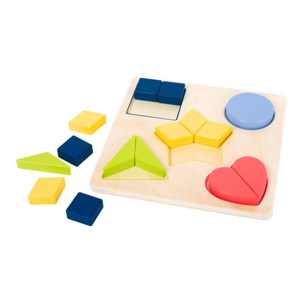 Detská drevená edukatívna hra Legler Puzzle