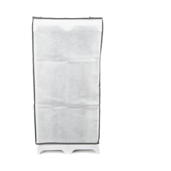 Čierno-biely textilný stojan na topánky Compactor Shoes, 25 priehradiek-image-4