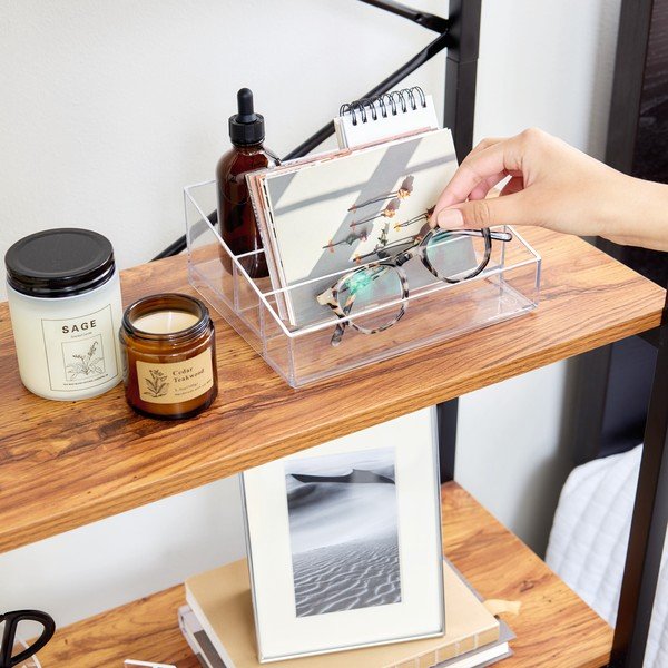 Kúpeľňový organizér na kozmetiku z recyklovaného plastu Nail Station - iDesign-image-4