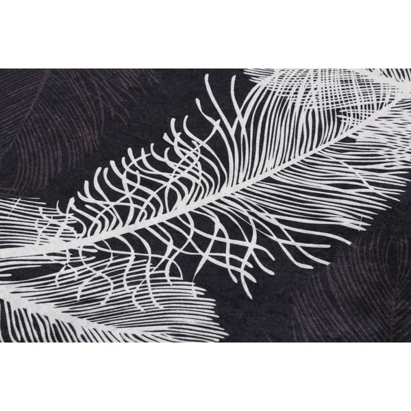 Antracitové kúpeľňové predložky v súprave 2 ks 60x100 cm Alisan – Foutastic-image-4