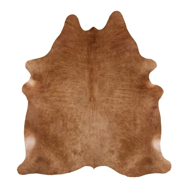 Pravá hovädzia koža Arctic Fur Caramel Long Hair, 184 × 176 cm