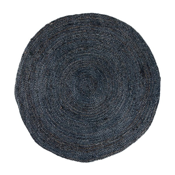 Tmavosivý okrúhly koberec House Nordic Bombay, ø 90 cm