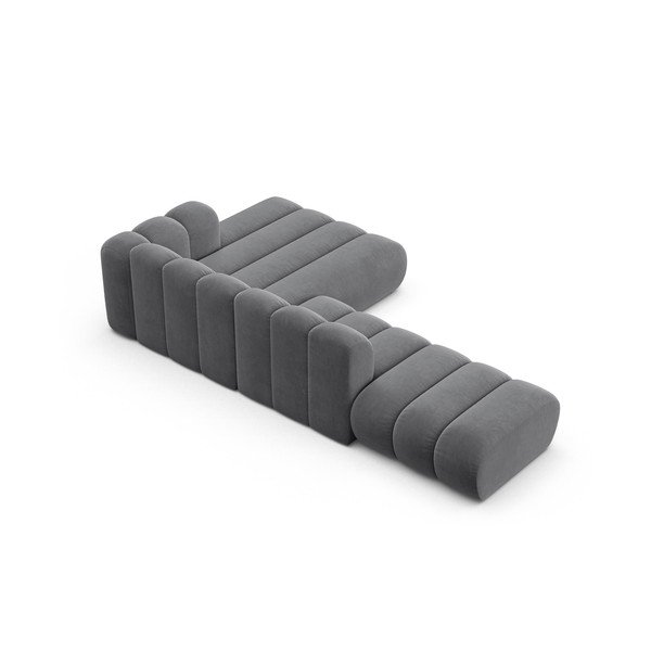 Svetlosivá rohová pohovka (pravý roh) Lupine – Micadoni Home-image-3