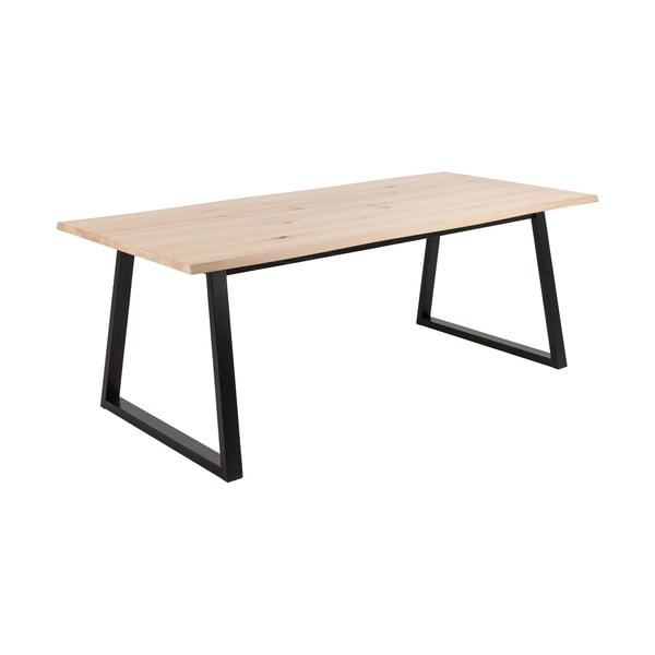 Jedálenský stôl s doskou v dubovom dekore 100x220 cm Malika – Actona-image-3