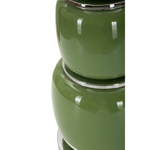 Zeleno-sivá stolná lampa s textilným tienidlom (výška 57 cm) Eva – Mauro Ferretti-image-4