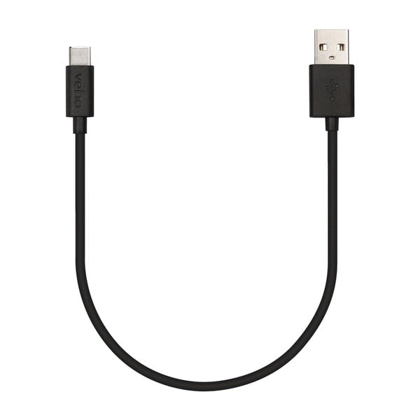 USB konektor Veho Pebble MFi Lightning USB-A to USB-C, dĺžka 20 cm